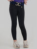 Dapplebay Kids Constellation Full Seat Tights: Black / 8-9