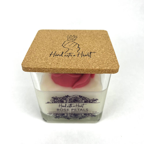 Rose Petals Soy Wax Candle: 2.5 OZ