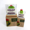 Cactus flower & Jade Soy Wax Candle: 2.5 OZ / Saguaro