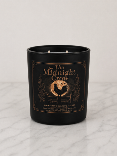 The Midnight Crow | The Haunted Homestead Collection | Halloween Candle