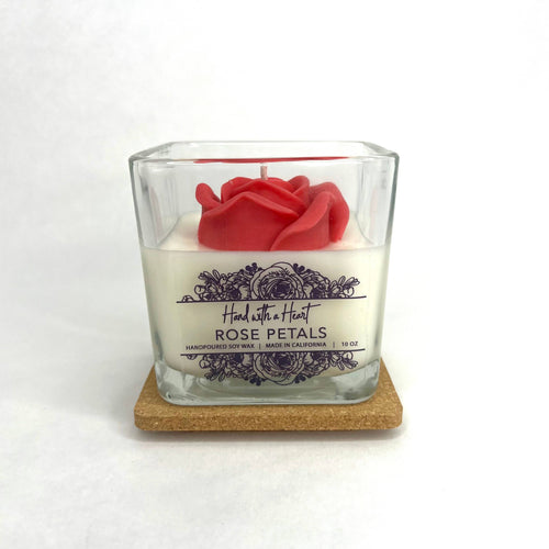 Rose Petals Soy Wax Candle: 2.5 OZ