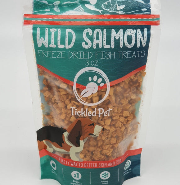 Tickled Pet Wild Pacific Freeze Dried Salmon Dog Treats