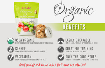 Grandma Lucy's Organic Apple Oven Baked Dog Treats