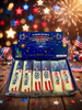 4th of July Butter Squishy USA Theme Stress Relief Toy Set: USA Theme Butter Squishy Set 1 / 5.12 × 1.57