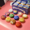 4th of July Dumpling Shape Squishy Stress Relief Toy: USA Theme Dumpling Squishy Set A with Steamer Display Box / ONE SIZE