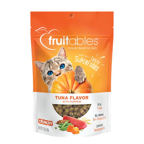 Fruitables Tuna Flavor with Pumpkin Cat Treats